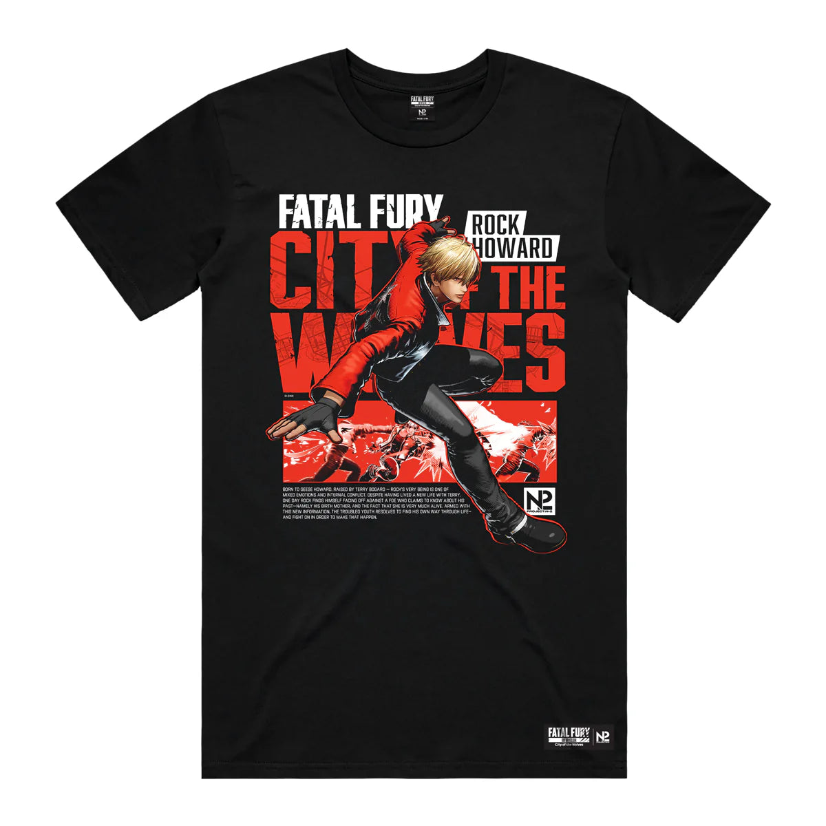 N2 X FATAL FURY: CITY OF THE WOLVES】Rock T-Shirt – FUTAROKU