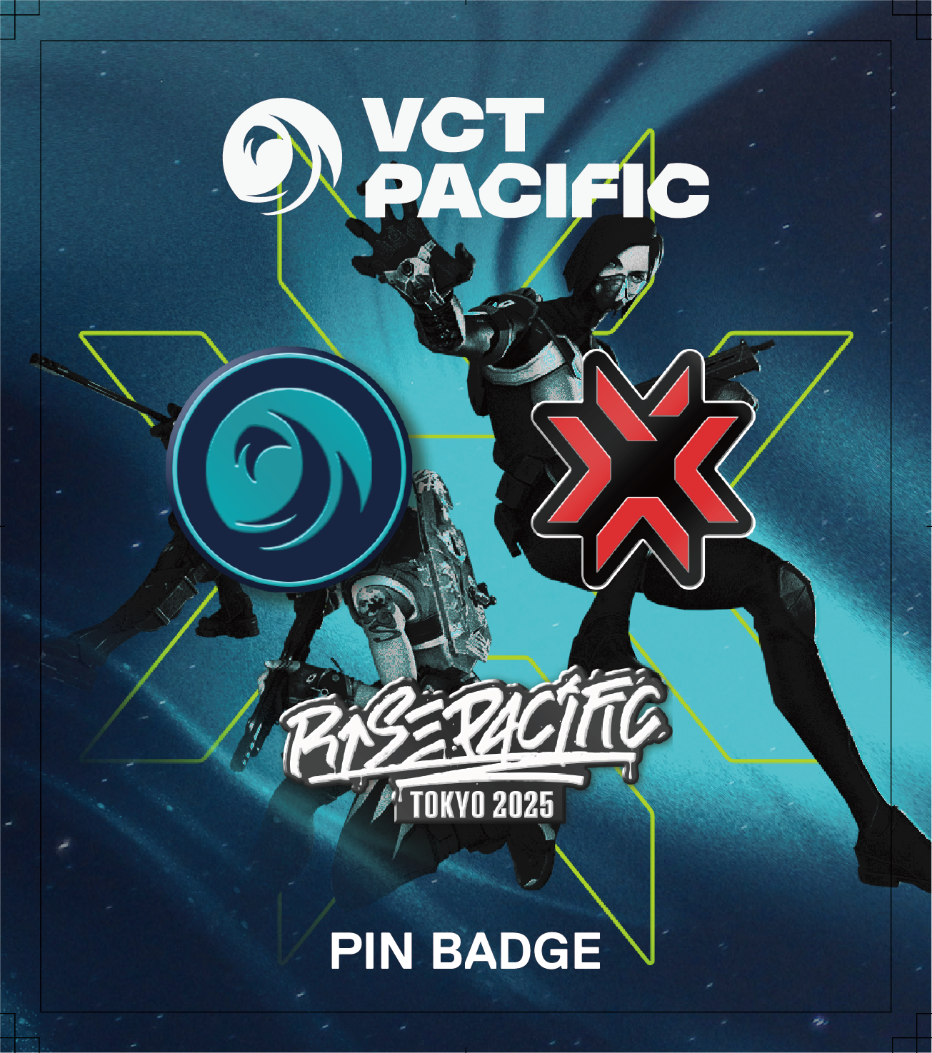VCT PACIFIC FINALS TOKYO 公式ピンバッチ