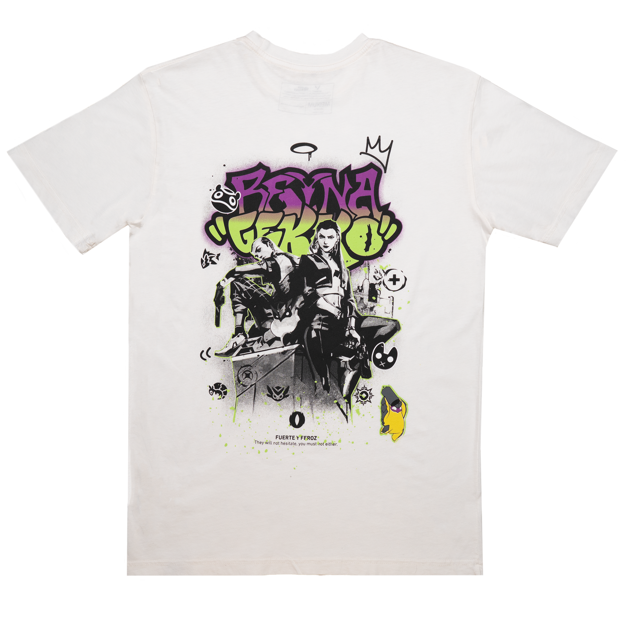 VALORANT レイナ and ゲッコー グラフィティ Tシャツ – FUTAROKU