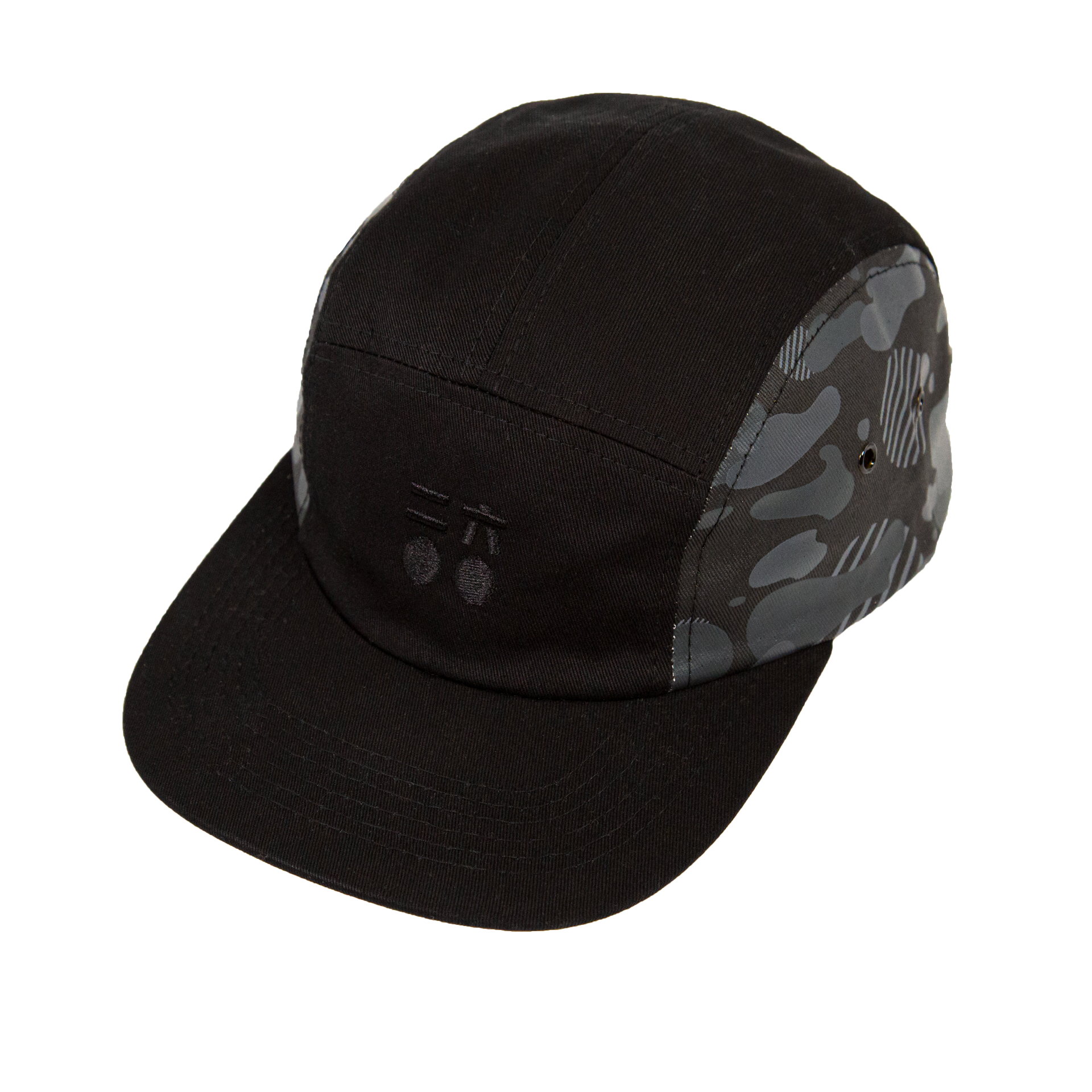 5パネルフラットブリムキャップ(ブラック) – FUTAROKU 5パネルフラットブリムキャップ(ブラック) – FUTAROKU