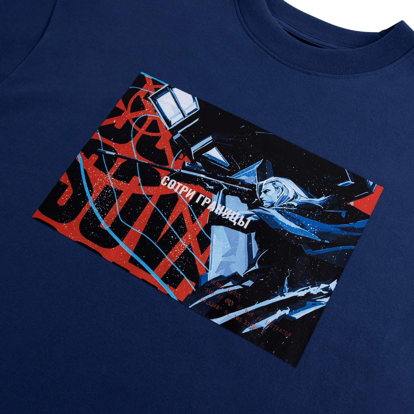 VALORANT ソーヴァ Tシャツ ネイビー