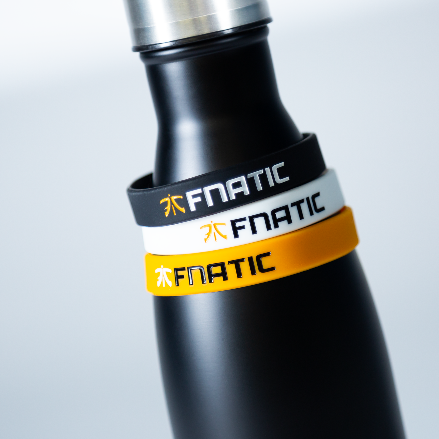 Fnatic シリコン リストバンド（3色セット）「レトロロゴ版」