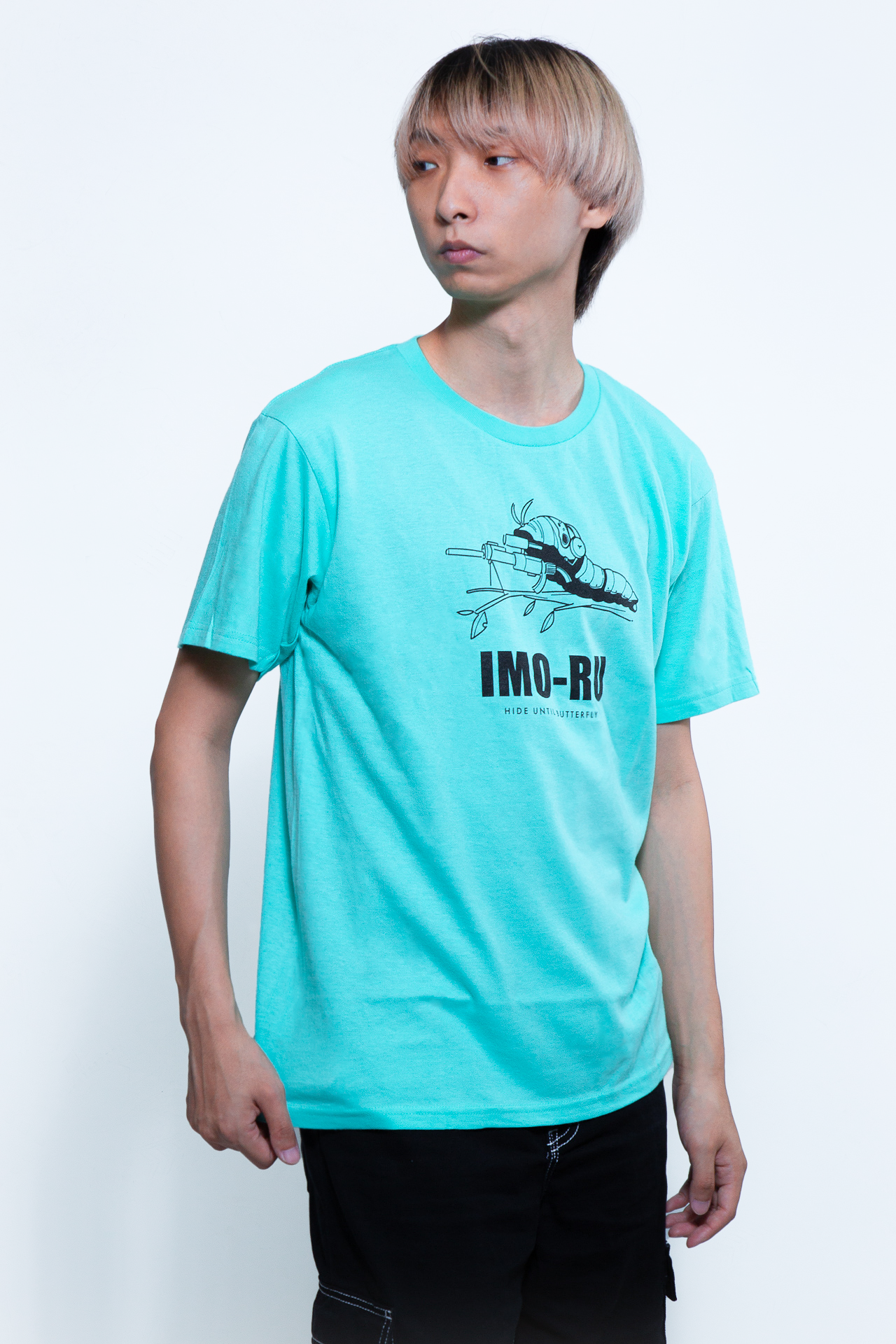 IMORU IMO MUSHI T Shirts Mint Green