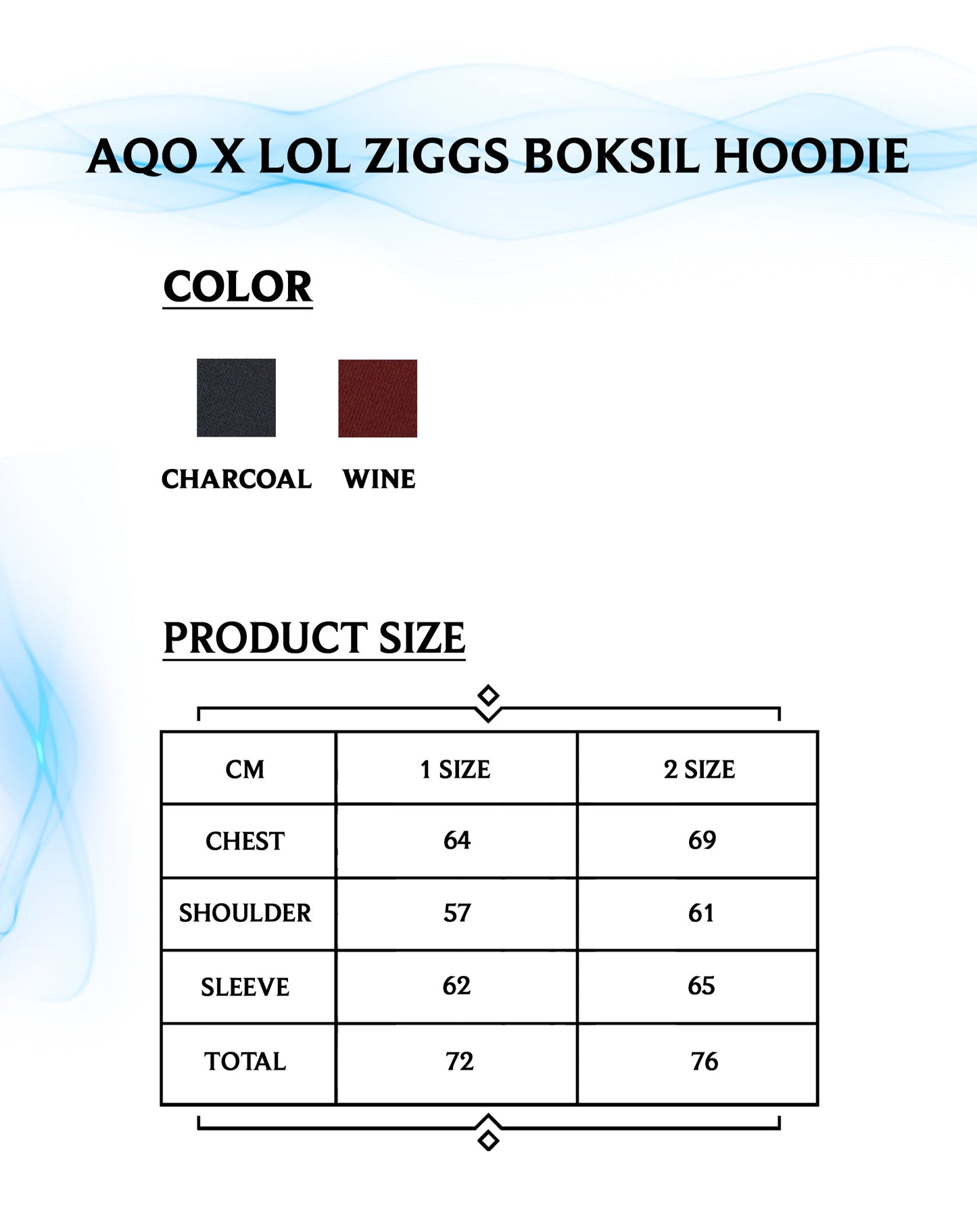 【AQO ×リーグ・オブ・レジェンド】ジグス フード付きパーカー チャコール