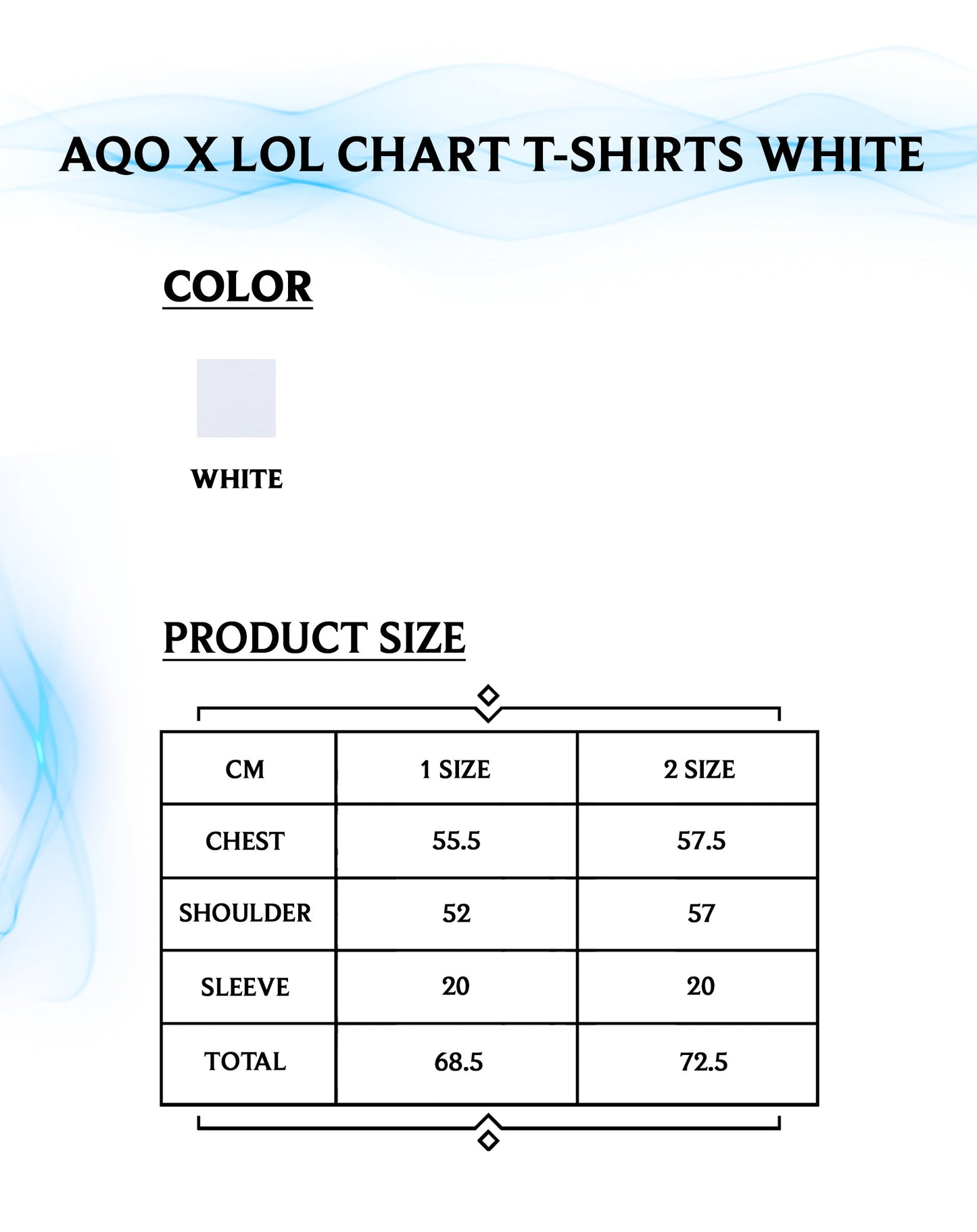 【AQO ×リーグ・オブ・レジェンド】チャートプリント Tシャツ