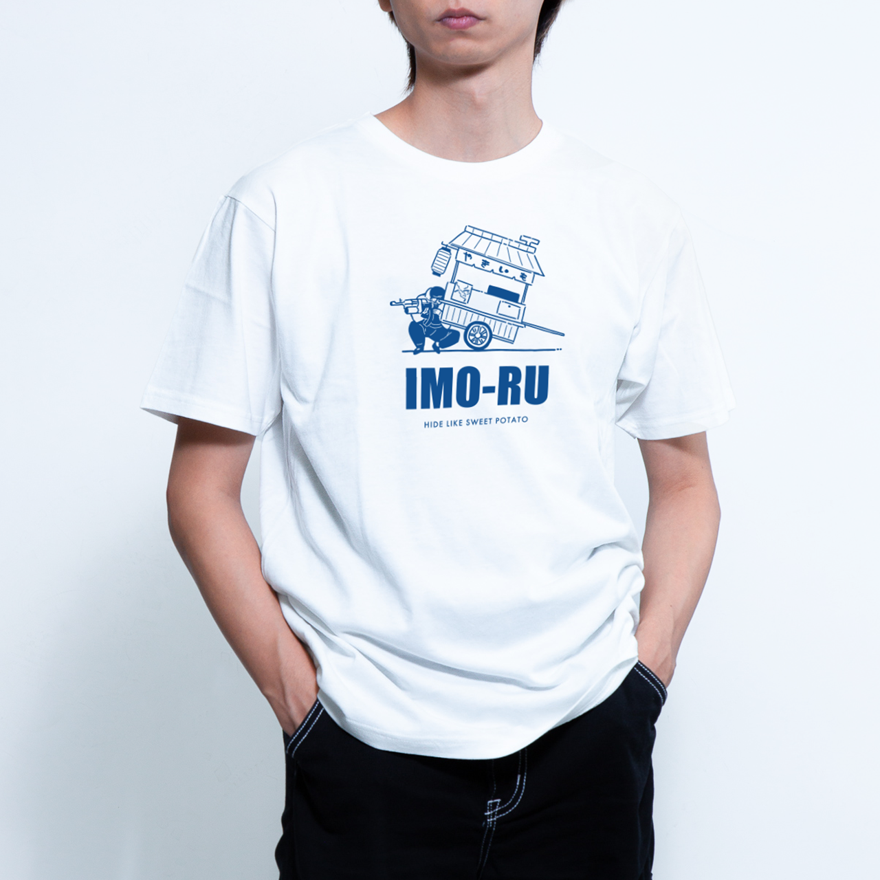 IMORU YAKI IMO T Shirts Off White