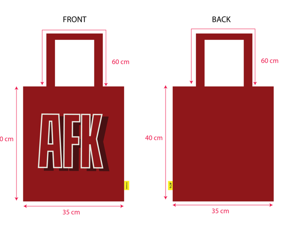 MEME Tote bag【AFK】