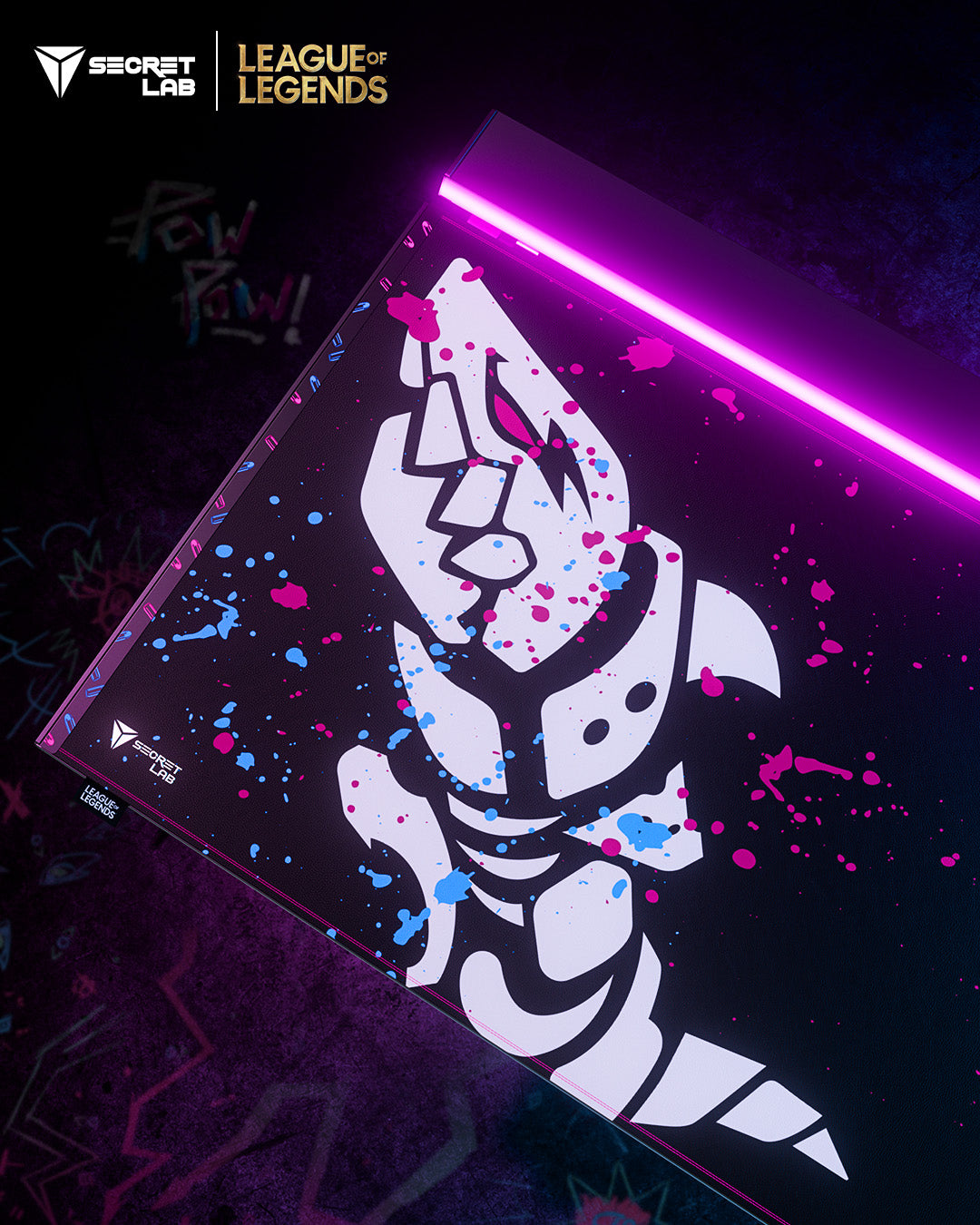 Secretlab MAGPAD™(マグパッド)デスクマット League of Legends ジンクス エディション