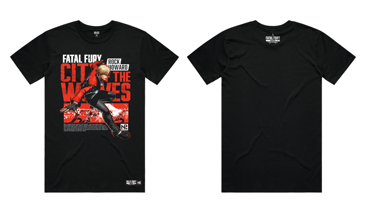 N2 X FATAL FURY: CITY OF THE WOLVES】Rock T-Shirt – FUTAROKU N2 X FATAL FURY: CITY OF THE WOLVES】Rock T-Shirt – FUTAROKU