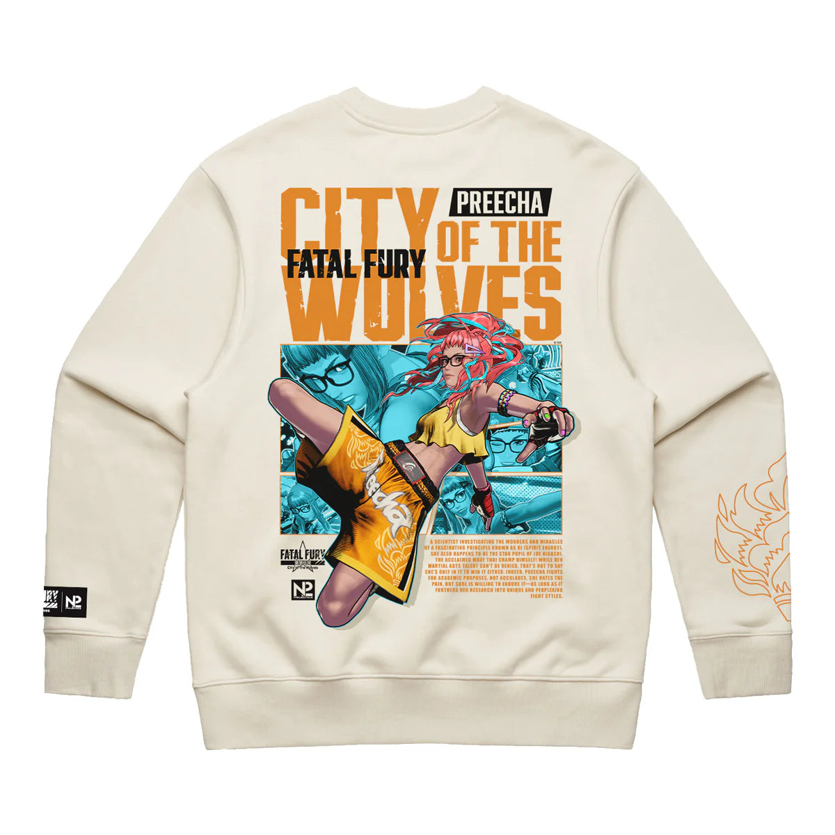 【N2 X FATAL FURY: CITY OF THE WOLVES】Preecha Crewneck Sweater