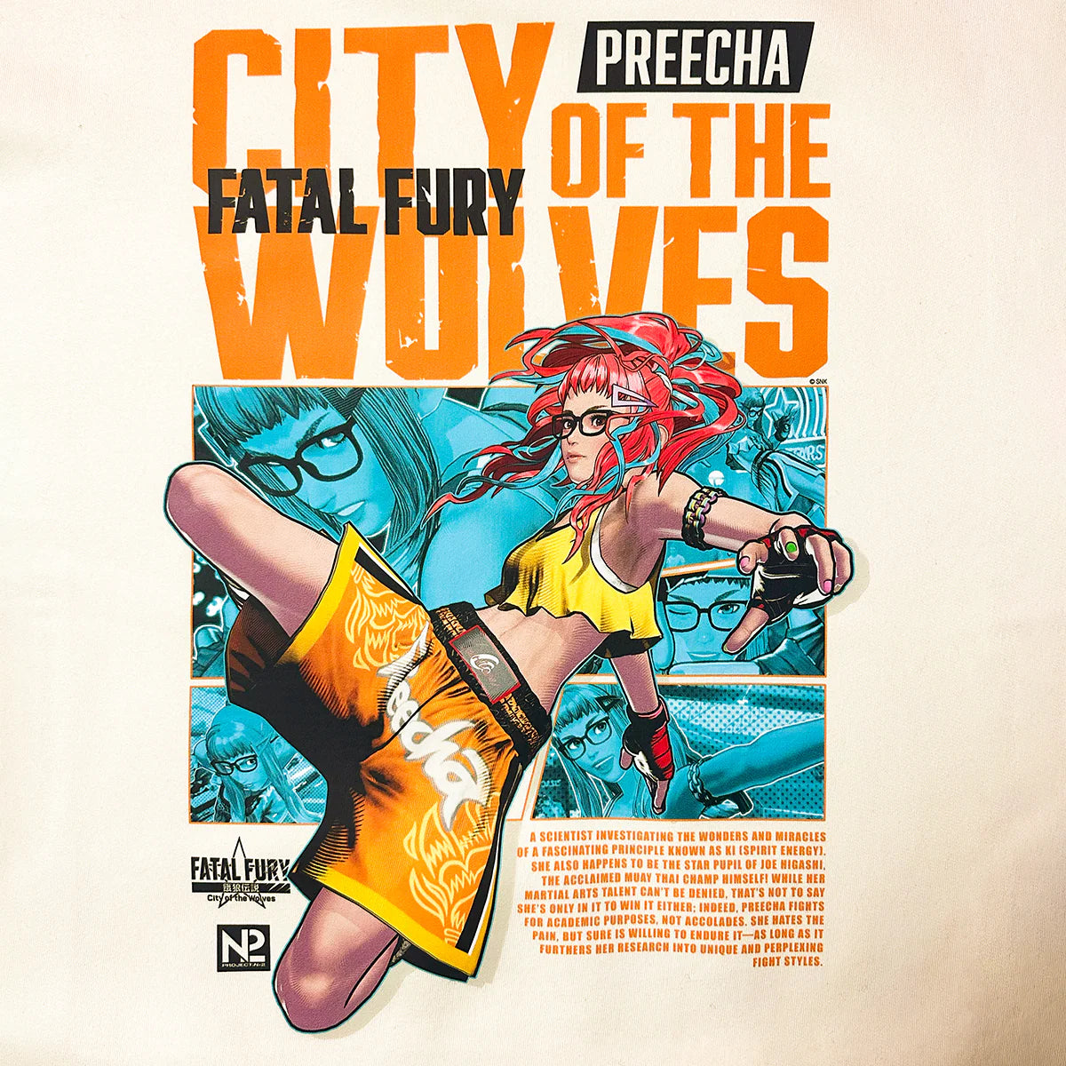 【N2 X FATAL FURY: CITY OF THE WOLVES】Preecha Crewneck Sweater