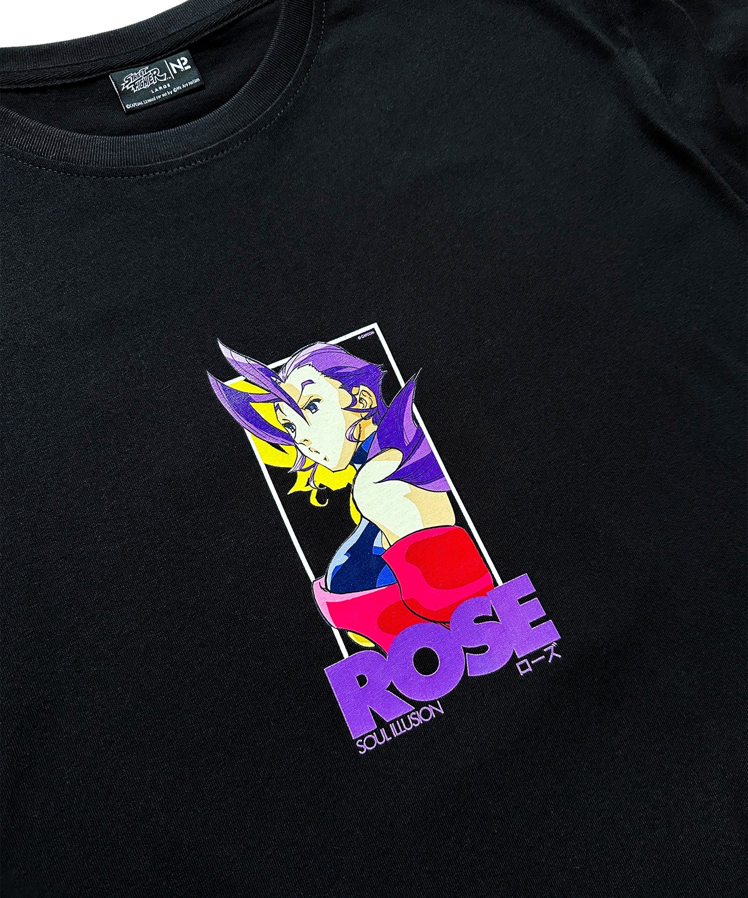 N2 X STREET FIGHTER VOL. 1】Rose Tee – FUTAROKU