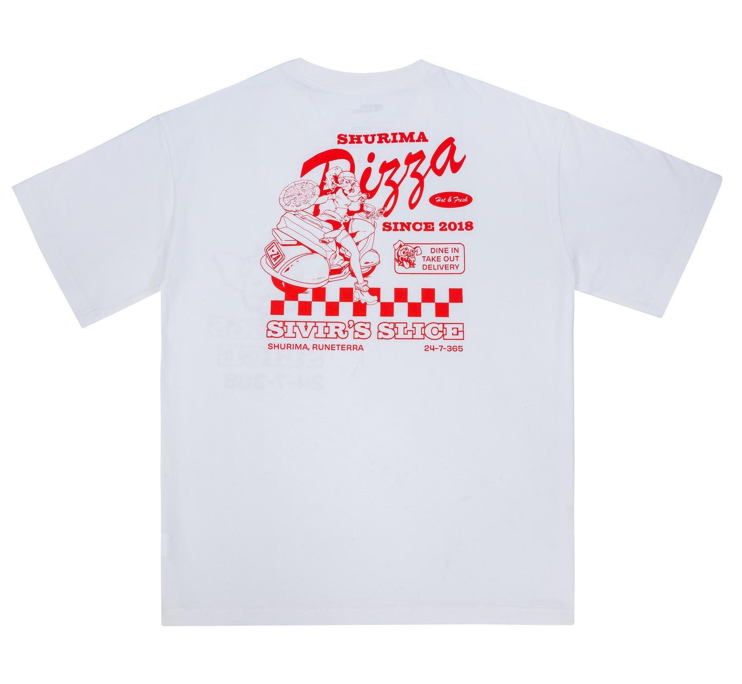 宅配ピザ シヴィア Tシャツ