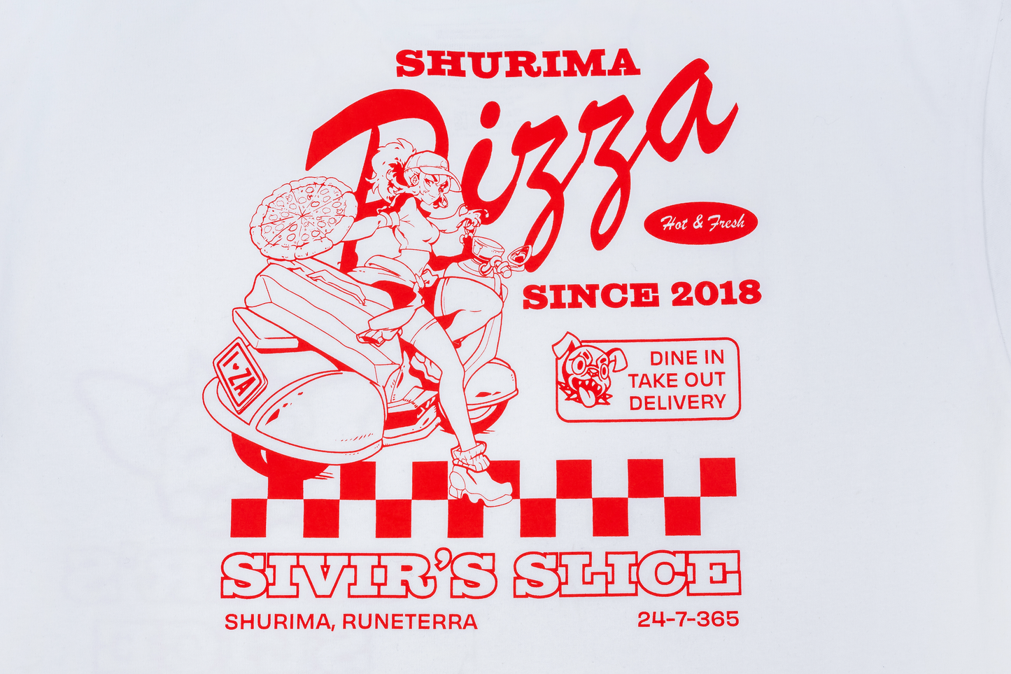 宅配ピザ シヴィア Tシャツ