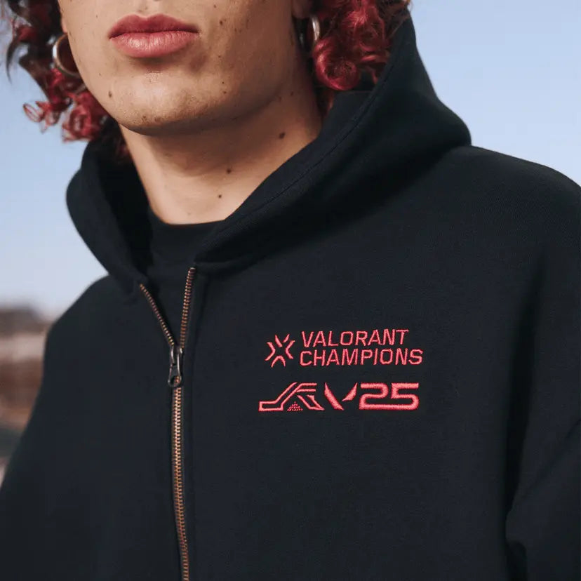 VALORANT Champions Tourᵀᴹ 2025 Born to Burn Zip Hoodie – FUTAROKU VALORANT Champions Tourᵀᴹ 2025 Born to Burn Zip Hoodie – FUTAROKU