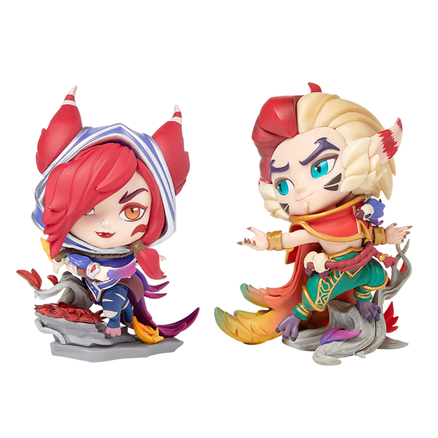 LEAGUE of LEGENDS グッズ傘 箱あり【非売品】 ザヤ&ラカン デュオフィギュア | リーグ・オブ・レジェンド