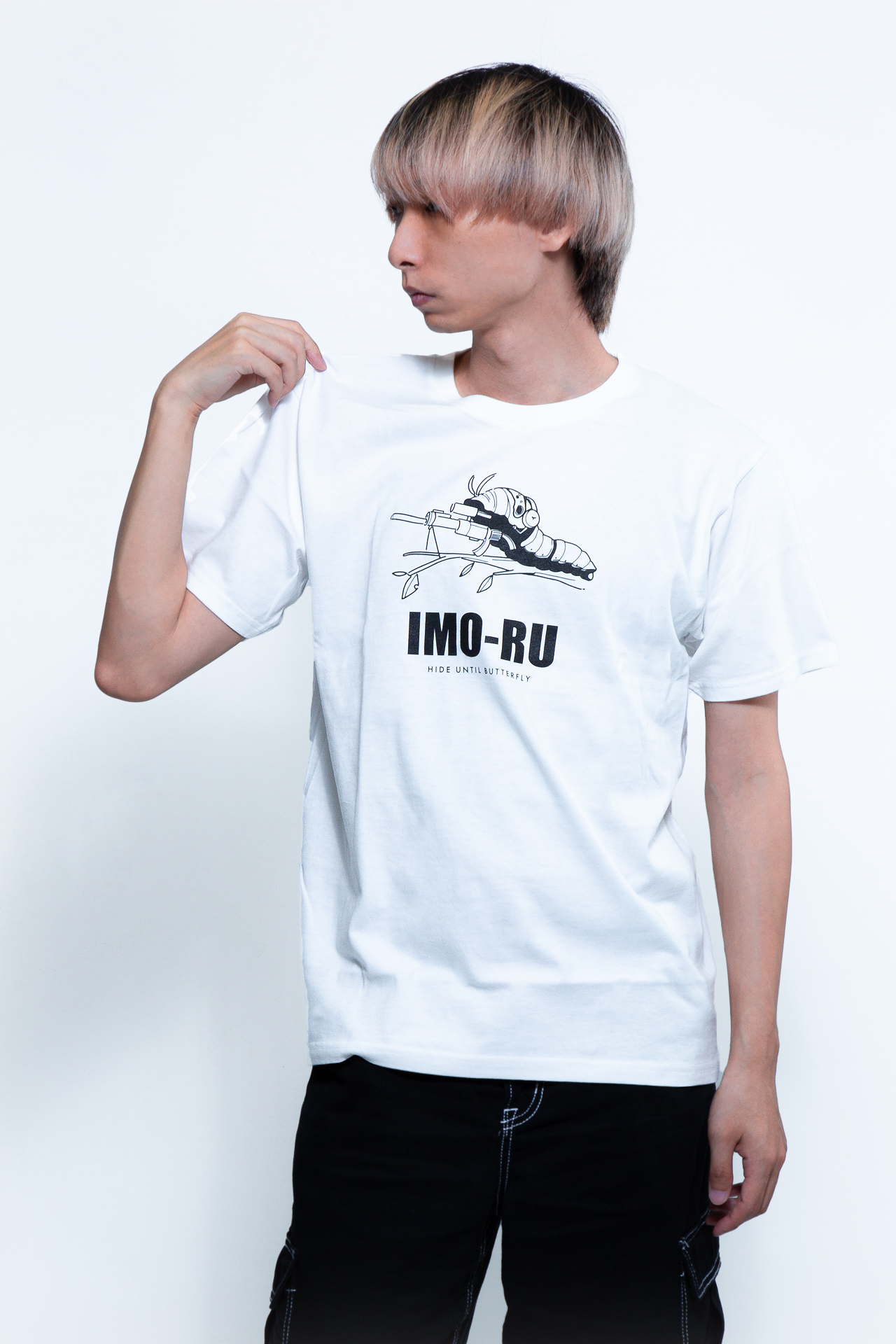 IMORU IMO MUSHI T Shirts Off White